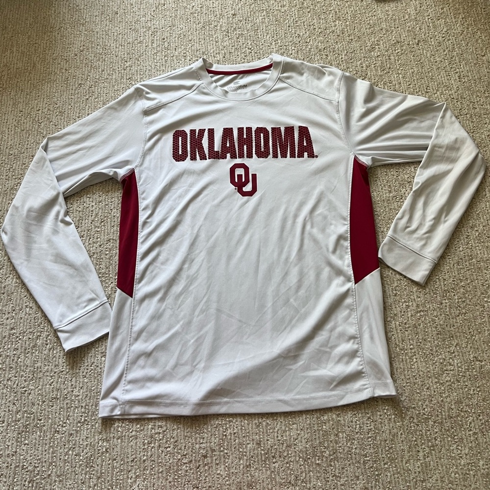 Colosseum Vintage Oklahoma Sooners Long Sleeve Shirt